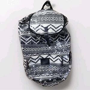 Victoria Secret PINK Bling Sequin Aztec Backpack Tribal Print Rare Drawstring